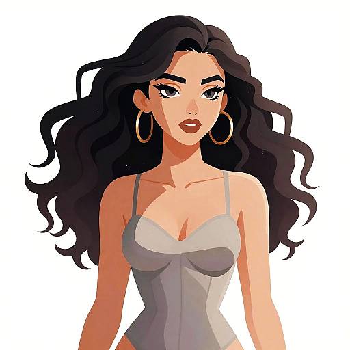 Surreal Transhuman Woman Cartoon Erotica