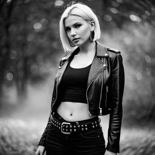 Stylish Black Angel Cosplay Portrait