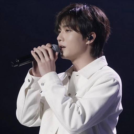 Profile Portrait: Singer in White Jacket