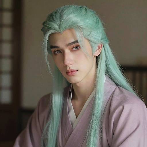 Soft Anime Portrait of Trans Man