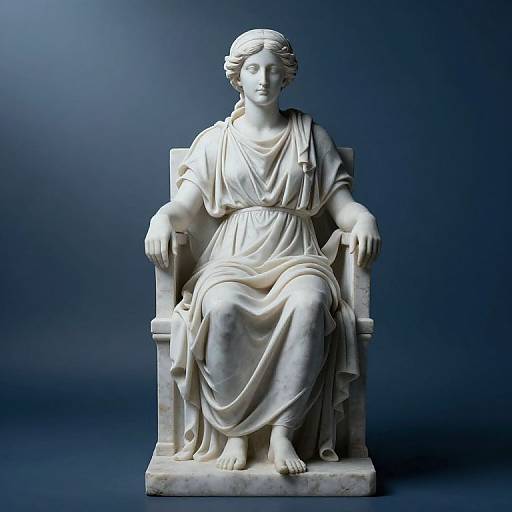 Realistic Foggy Portrait of Hypatia