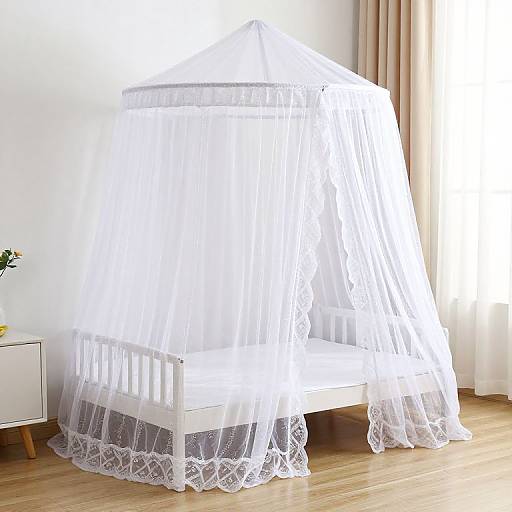 Lace Dome Bed Canopy for Kids