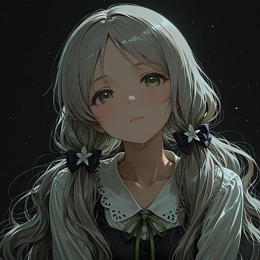 Illustration of Handa roco, idolmaster in the style of Mikimoto haruhiko