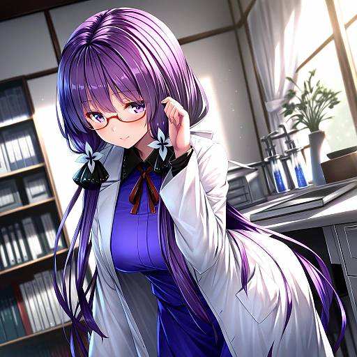 Illustration of Asakura rikako, touhou in the style of Ryosios