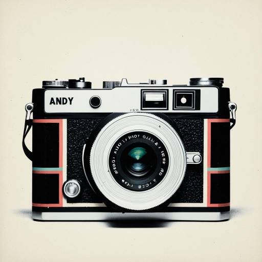 Andy Warhol Style Vintage Camera Artwork