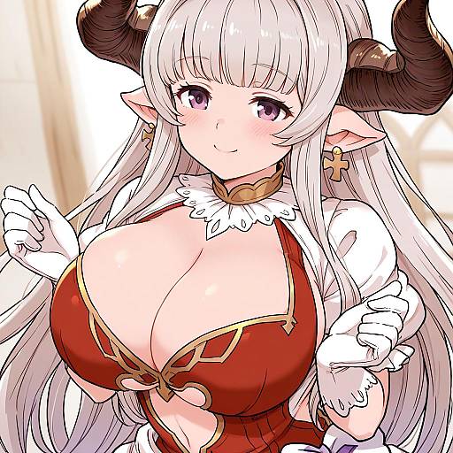 Illustration of Alicia (granblue fantasy), granblue fantasy in the style of Tkgsize