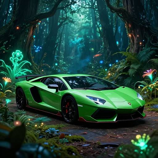 Enchanted Forest Lamborghini Fantasy