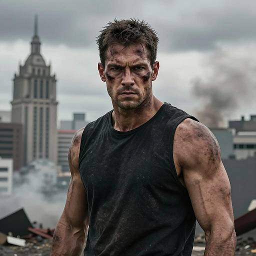 Determined Fighter in Urban Chaos