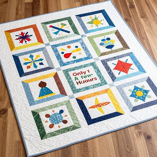 Quick Large Block Quilt ePattern