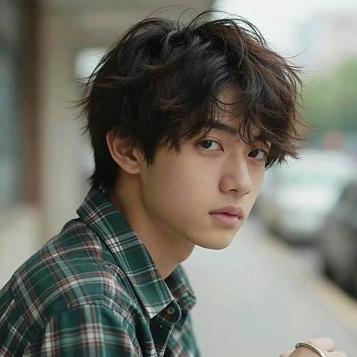 Realistic Portrait of Young Man