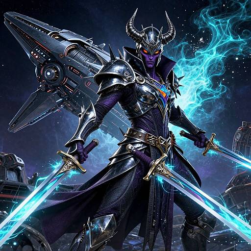 Azrael the Space Pirate Portrait