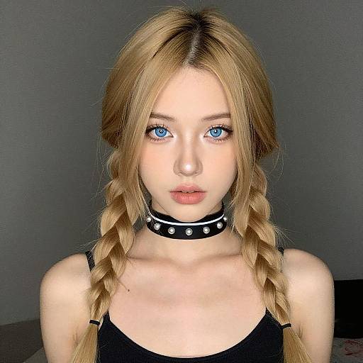 Realistic Hellraiser Costume Girl Portrait