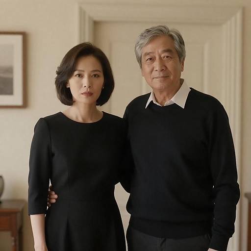 Warm Indoor Portrait of a Couple