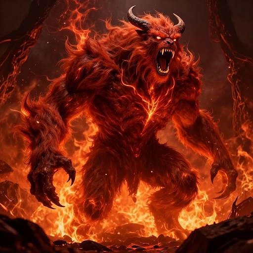 Inferno Giant Summoning Abyssal Spirits