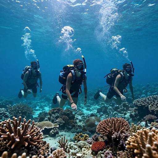 Nomads Exploring Submerged Coral Skies