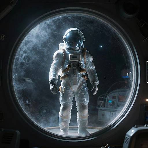 Ghostly Sorrow in Lunar Habitat