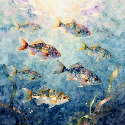 Ethereal Underwater Dreamscape with Pecec