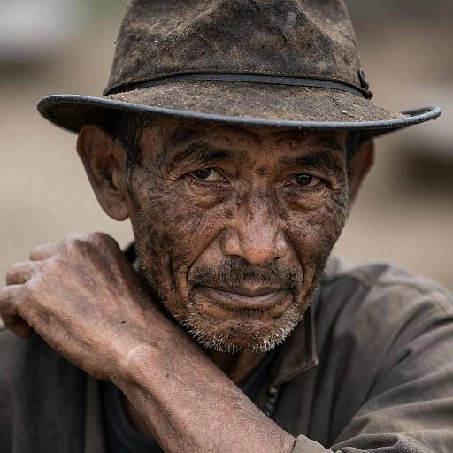 Intense Portrait of an Old Man
