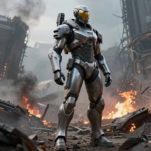 Noble 6 in Post-Apocalyptic Battlefield