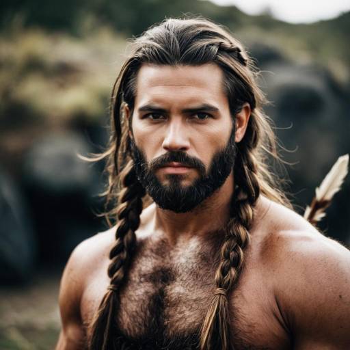 Realistic Wild Caveman Costume for Men