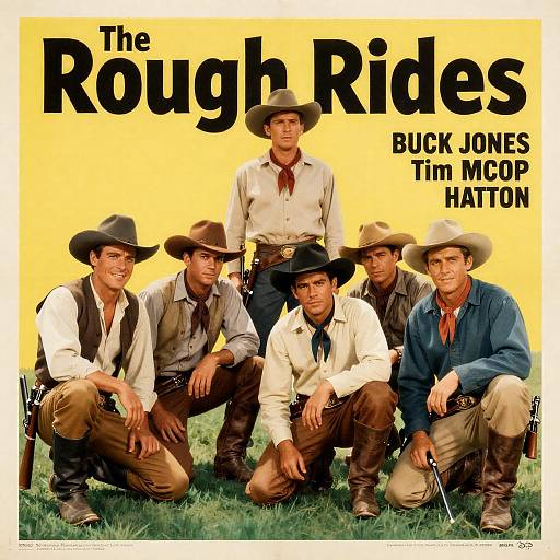 Vintage Poster for The Rough Riders