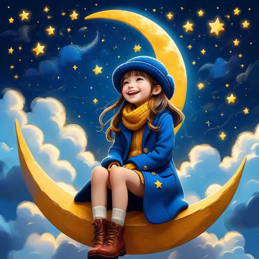 Magical Night with a Cheerful Girl