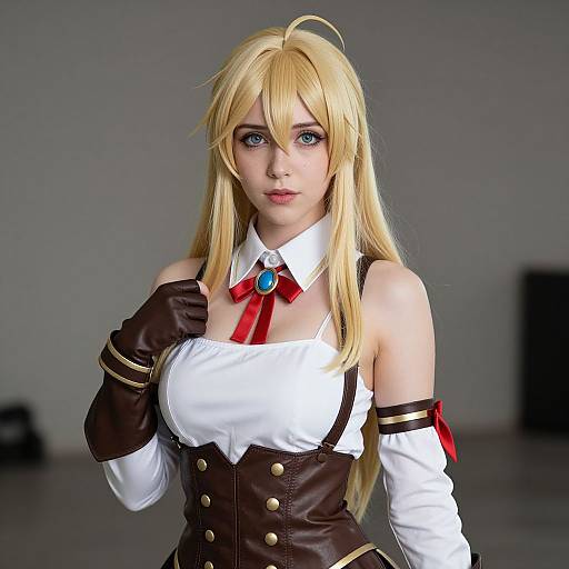 Realistic Mina Ashido Cosplay Photo