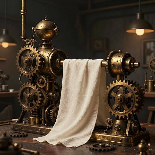 Steampunk Cloth Separator Concept Art