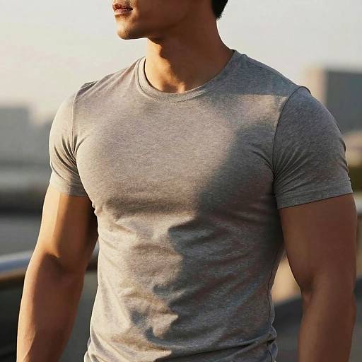 Cinematic Muscular Fitness Portrait