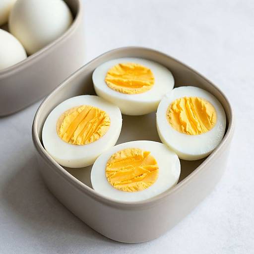 Delicious Bento with Boiled Eggs
