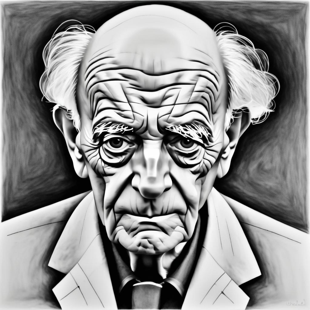 Elderly Man Portrait in Iconic Styles