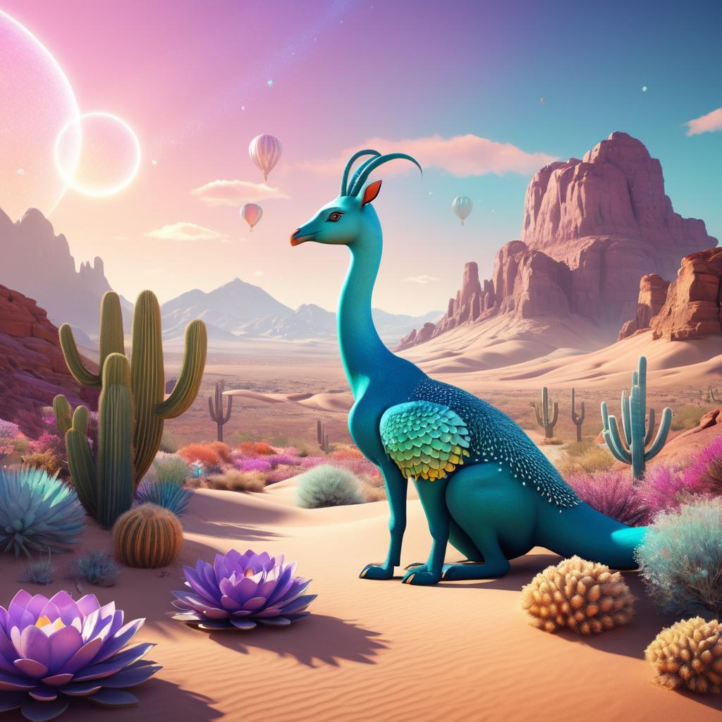 Whimsical Desert Dreams of Creativity