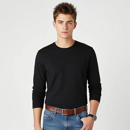 Young Man Portrait with Casual Style