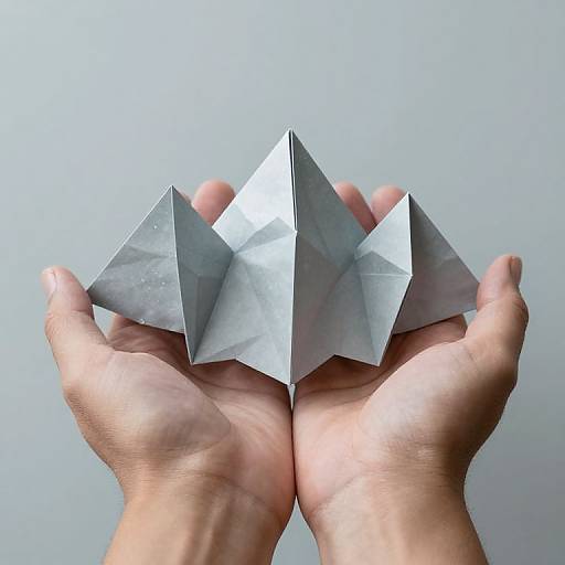 Origami Mountains in Time Travel
