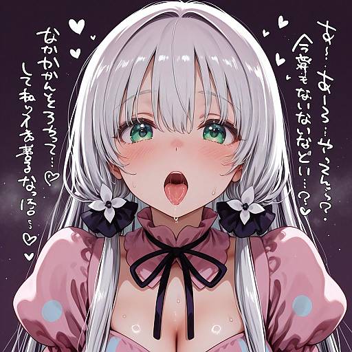 Illustration of Mr. mime, pokemon in the style of Haguhagu (rinjuu circus)