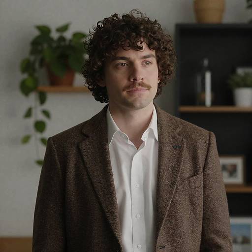 Casual Indoor Portrait of a Man