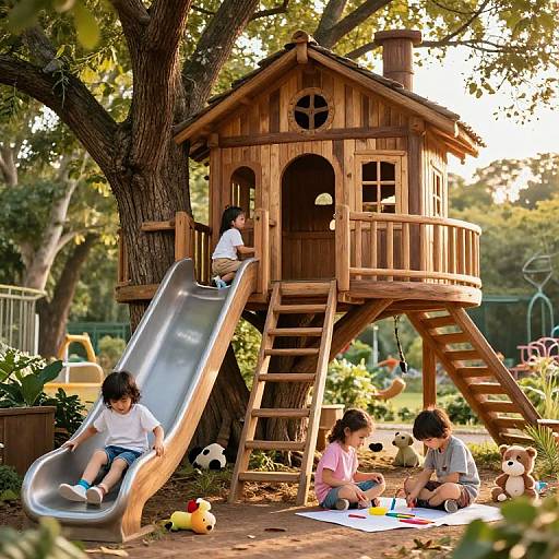 Cozy Treehouse Adventure for Kids