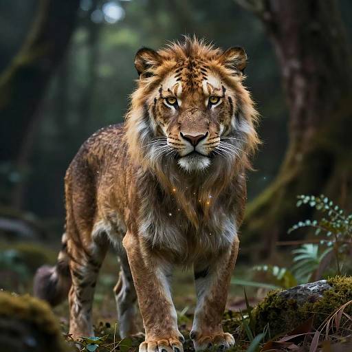 AI Wildlife Photo to Mystical Art