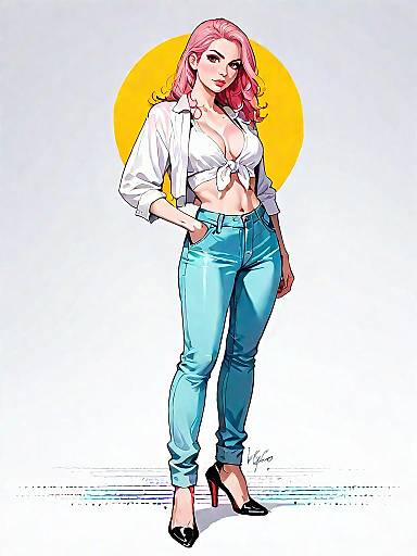 Modern Chic Pastel Crop Top Outfit