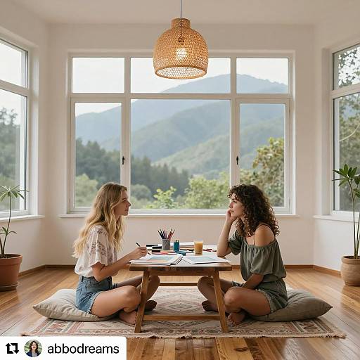 Sunlit Room: Friendship and Creativity