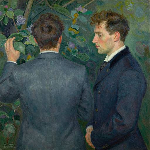 Georges Seurat Inspired Hyper-Realistic Portrait