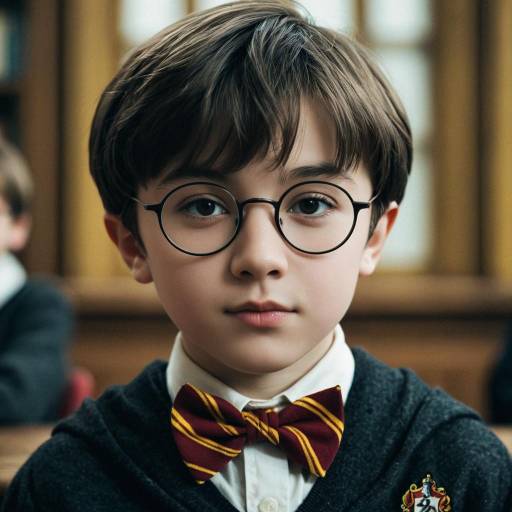 Realistic Portrait of Young Harry Potter