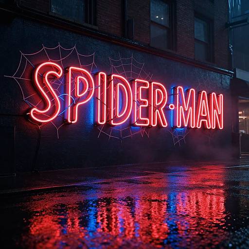 Photograph of a neon 