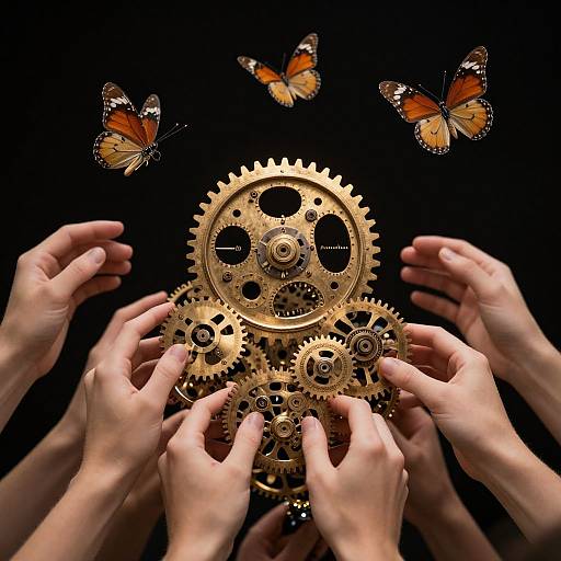 Clockwork Butterflies and Mechanical Symphony