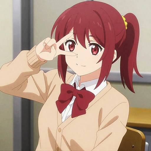 Adachi Rei Expressive School Portrait