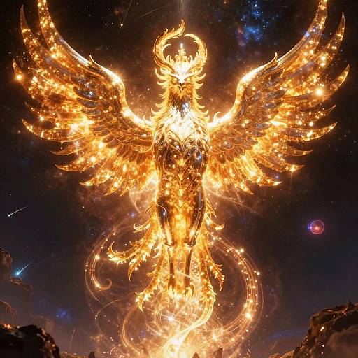 Gargantuan Astral Phoenix Deity
