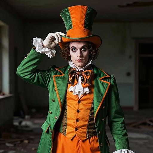 Man in Mad Hatter Costume