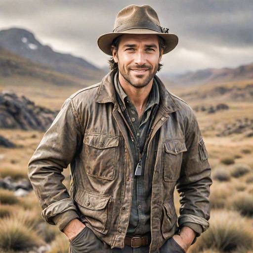 Rugged Explorer Portrait in 3D