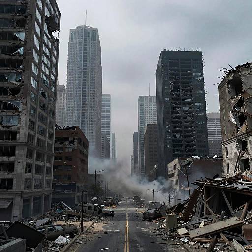 Realistic Post-Apocalyptic Cityscape