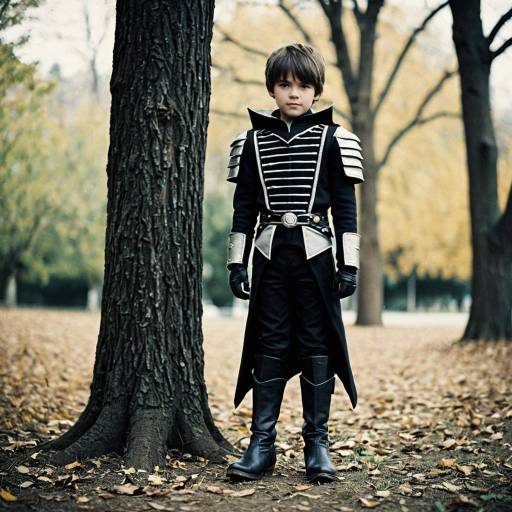 Fabulous Outdoor Costume Portrait of a Boy